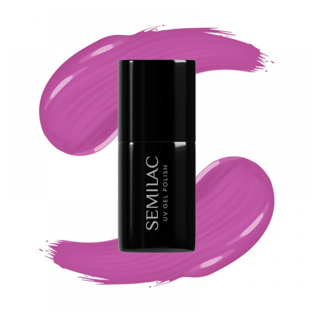 Semilac 601  UV Gel Polish Neon Pink Punch 7 ml