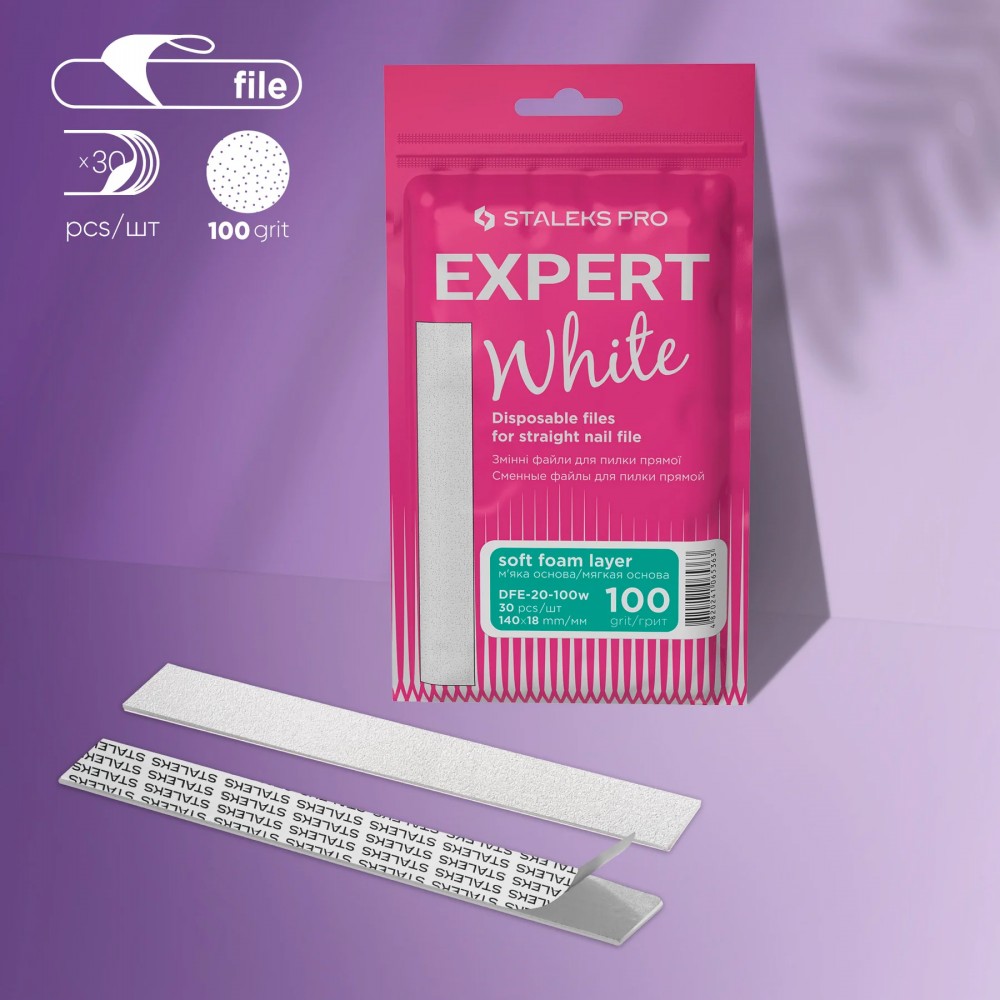 Staleks Ανταλλακτικές Αυτοκόλλητες Λίμες Expert 20, 100 grit (30 pcs) Staleks Ανταλλακτικές Αυτοκόλλητες Λίμες Expert 20, 100 grit (30 pcs)