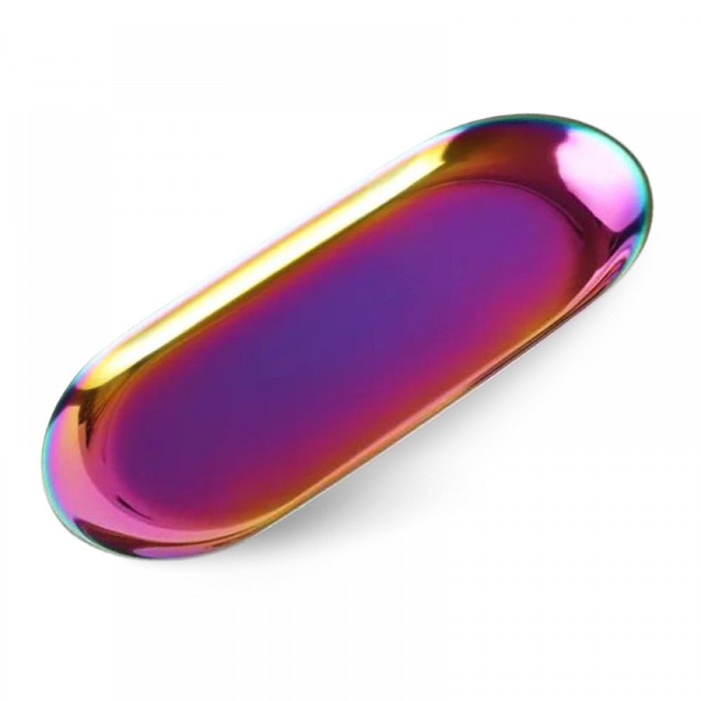 J.K Μεταλλικό Πιατάκι Chameleon Oval Plate (290463)