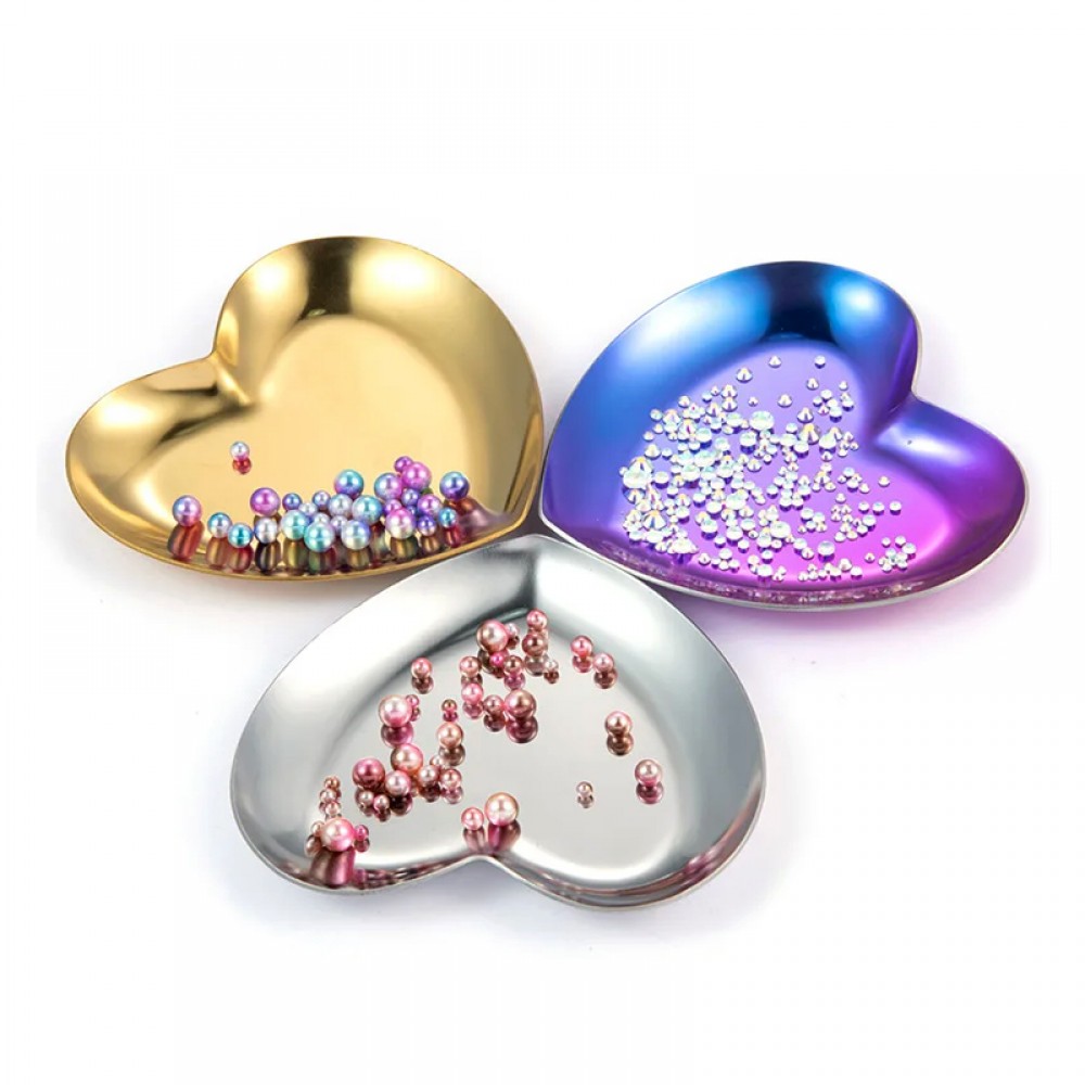 J.K Μεταλλικό Πιατάκι Gold Heart Plate (290461)
