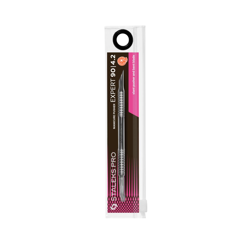 Staleks Pro Manicure Pusher Expert 90 Type 4.2 (Slant pusher + Bent blade)