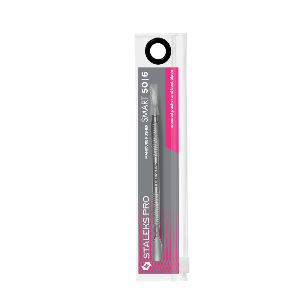 Staleks Pro Manicure Pusher Smart 50 Type 6 (Rounded Pusher and Bent Blade)
