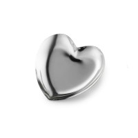 J.K Μεταλλικό Πιατάκι Silver Heart Plate (290460)