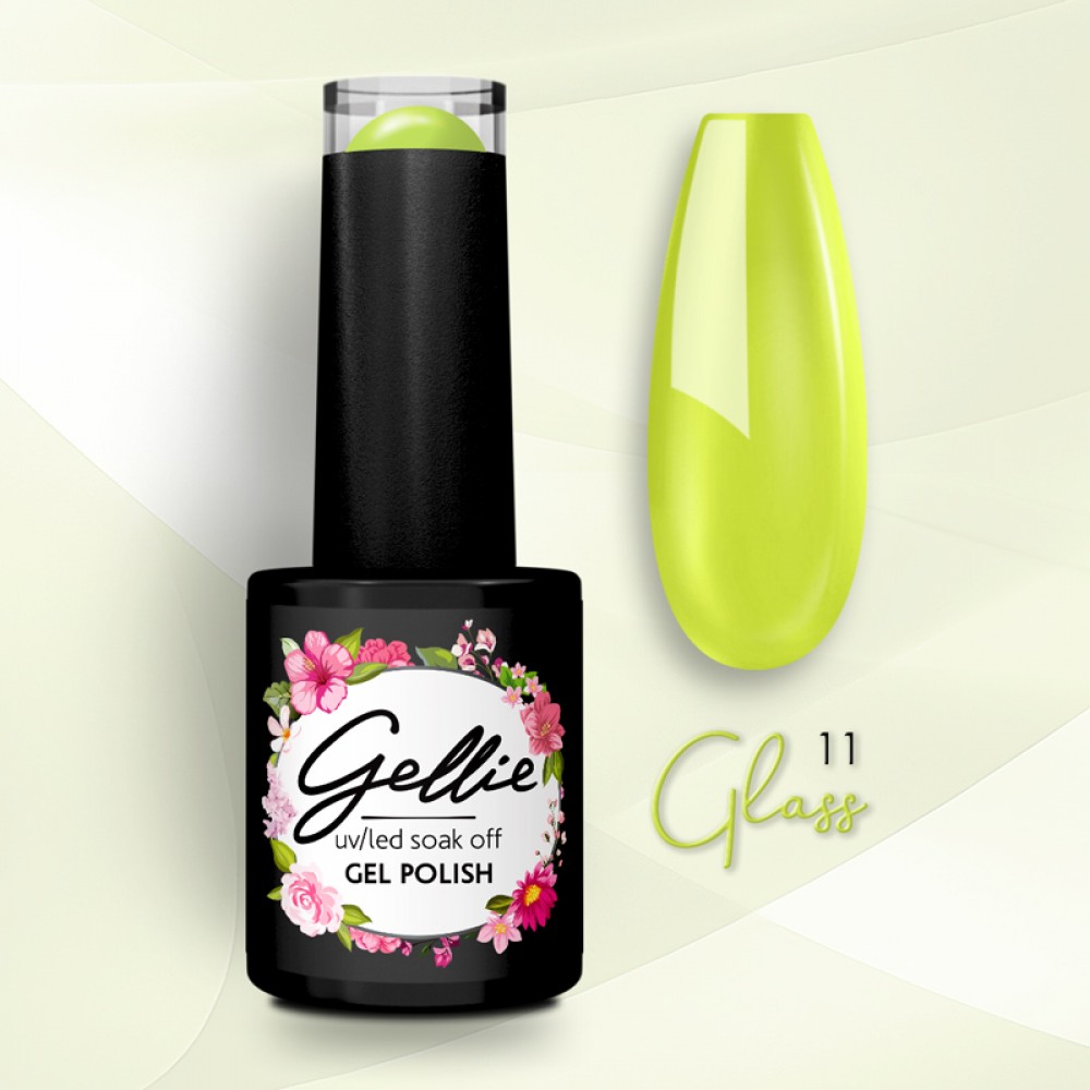Gellie Ημιμόνιμο Βερνίκι Νυχιών Glass 11, 10ml Gellie Ημιμόνιμο Βερνίκι Νυχιών Glass 11, 10ml