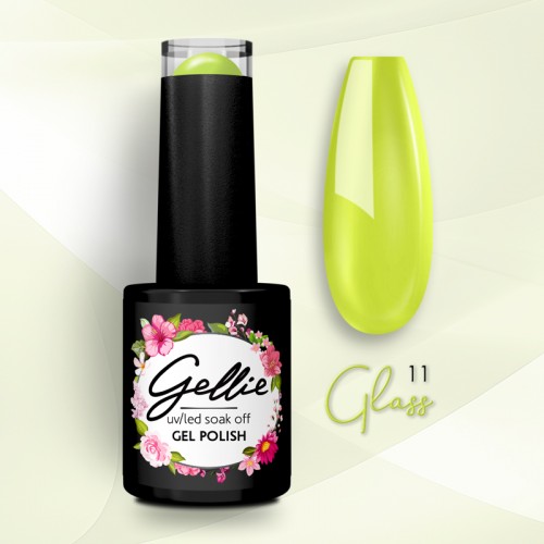 Gellie Ημιμόνιμο Βερνίκι Νυχιών Glass 11, 10ml