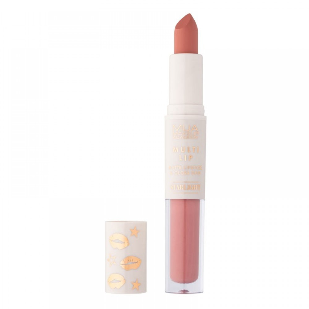 MUA Starlight Lipstick & Gloss Duo Milkyway 3.2g MUA Starlight Lipstick & Gloss Duo Milkyway 3.2g