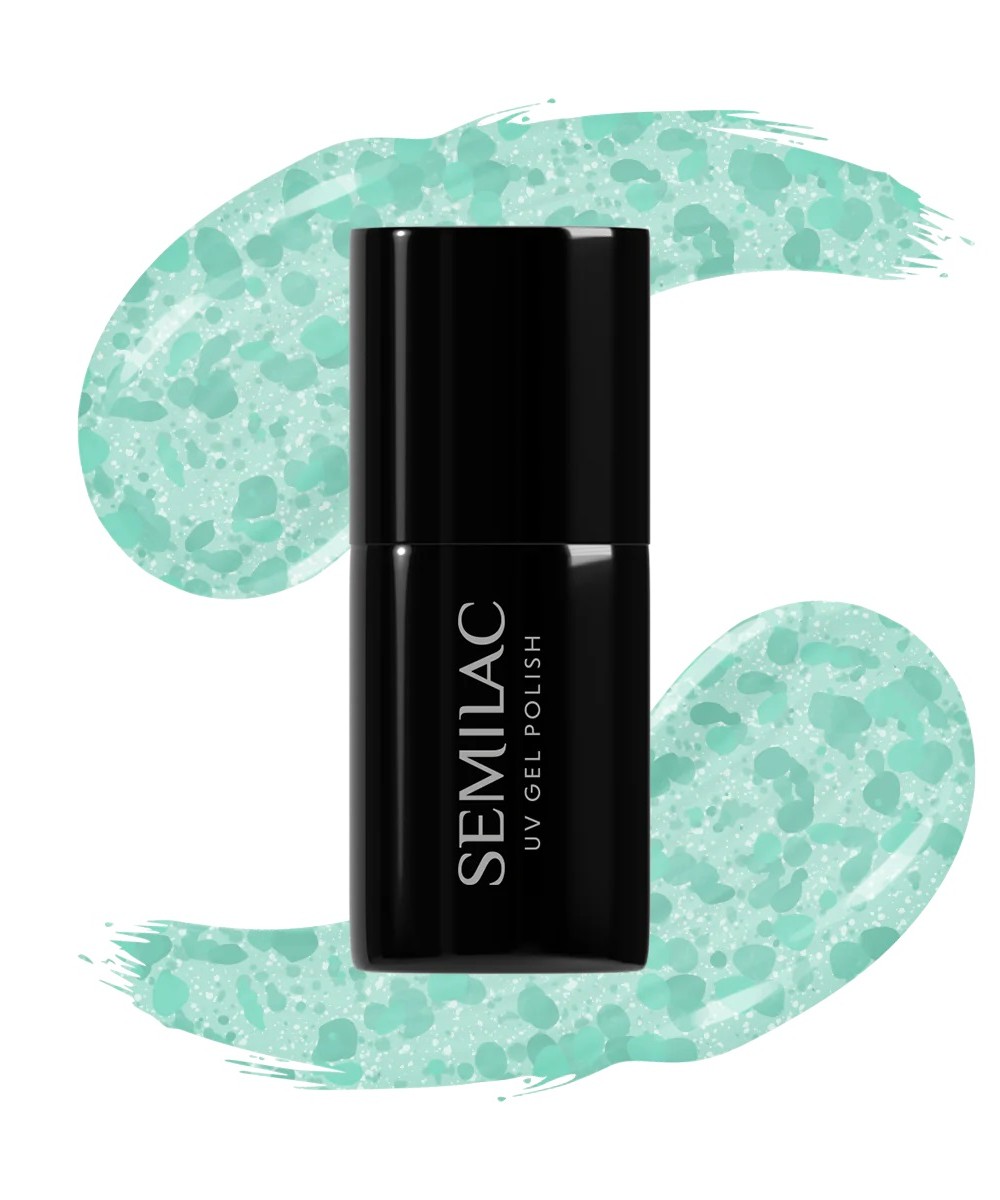 Semilac Ημιμόνιμο Βερνίκι ΝυχιώνSemilac 495 Mint Glacier 7ml