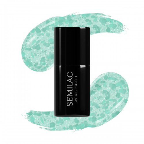 Semilac Ημιμόνιμο Βερνίκι ΝυχιώνSemilac 495 Mint Glacier 7ml