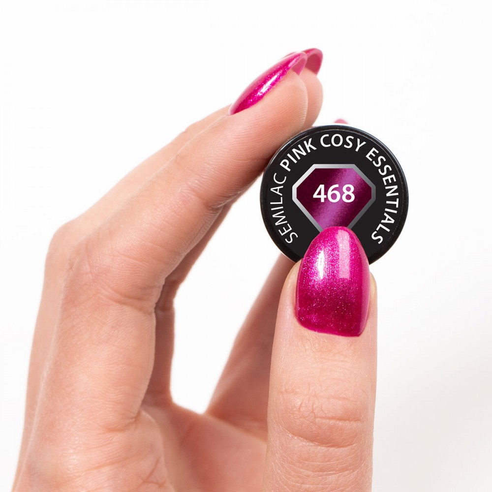 Semilac Ημιμόνιμο Βερνίκι Νυχιών 468 Pink Cosy Essentials 7 ml