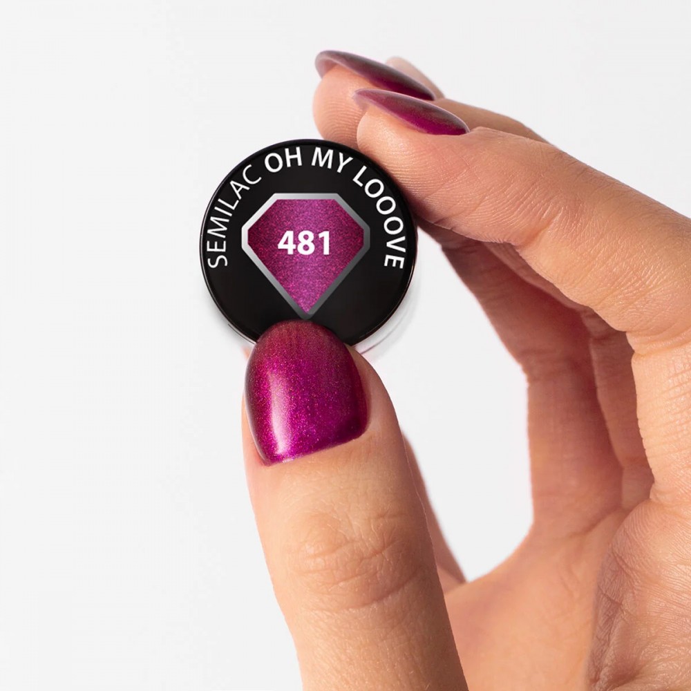 Semilac Ημιμόνιμο Βερνίκι Νυχιών 481 Oh My Looove 7ml *