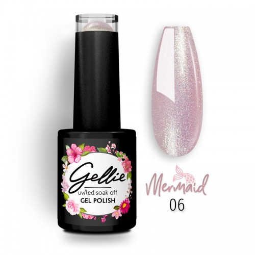 Gellie Ημιμόνιμο Βερνίκι Mermaid Colour 06, 10ml