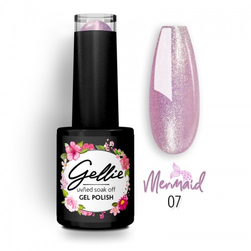 Gellie Ημιμόνιμο Βερνίκι Mermaid Colour 07, 10ml