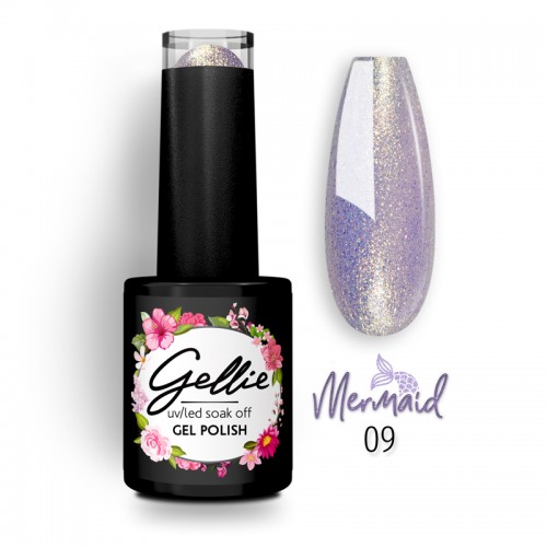 Gellie Ημιμόνιμο Βερνίκι Mermaid Colour 09, 10ml