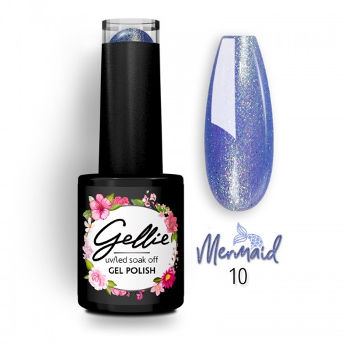 Gellie Ημιμόνιμο Βερνίκι Mermaid Colour 10, 10ml