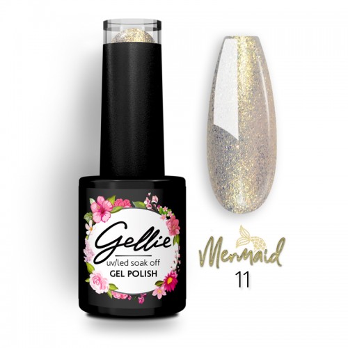 Gellie Ημιμόνιμο Βερνίκι Mermaid Colour 11, 10ml