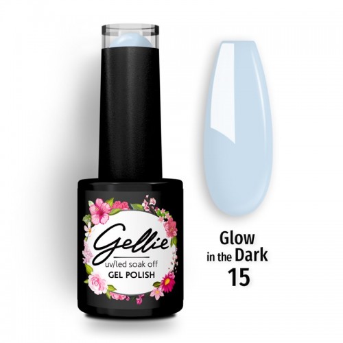 Gellie Ημιμόνιμο Βερνίκι Νυχιών 15 Glow In The Dark