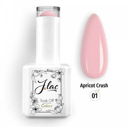 Jlac Ημιμόνιμο Βερνίκι Νυχιών Apricot Crush 01, 15ml