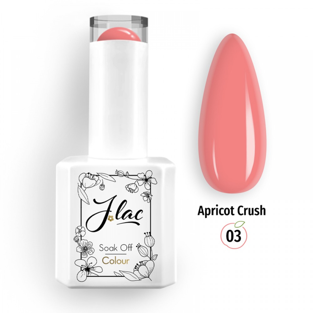 Jlac Ημιμόνιμο Βερνίκι Νυχιών Apricot Crush 03, 15ml Jlac Ημιμόνιμο Βερνίκι Νυχιών Apricot Crush 03, 15ml