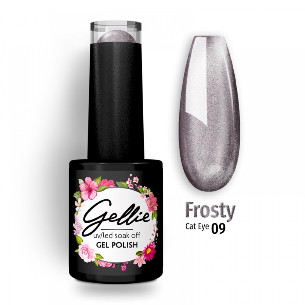 Gellie Ημιμόνιμο Βερνίκι Νυχιών Frosty Cat Eye 09, 10ml Gellie Ημιμόνιμο Βερνίκι Νυχιών Frosty Cat Eye 09, 10ml