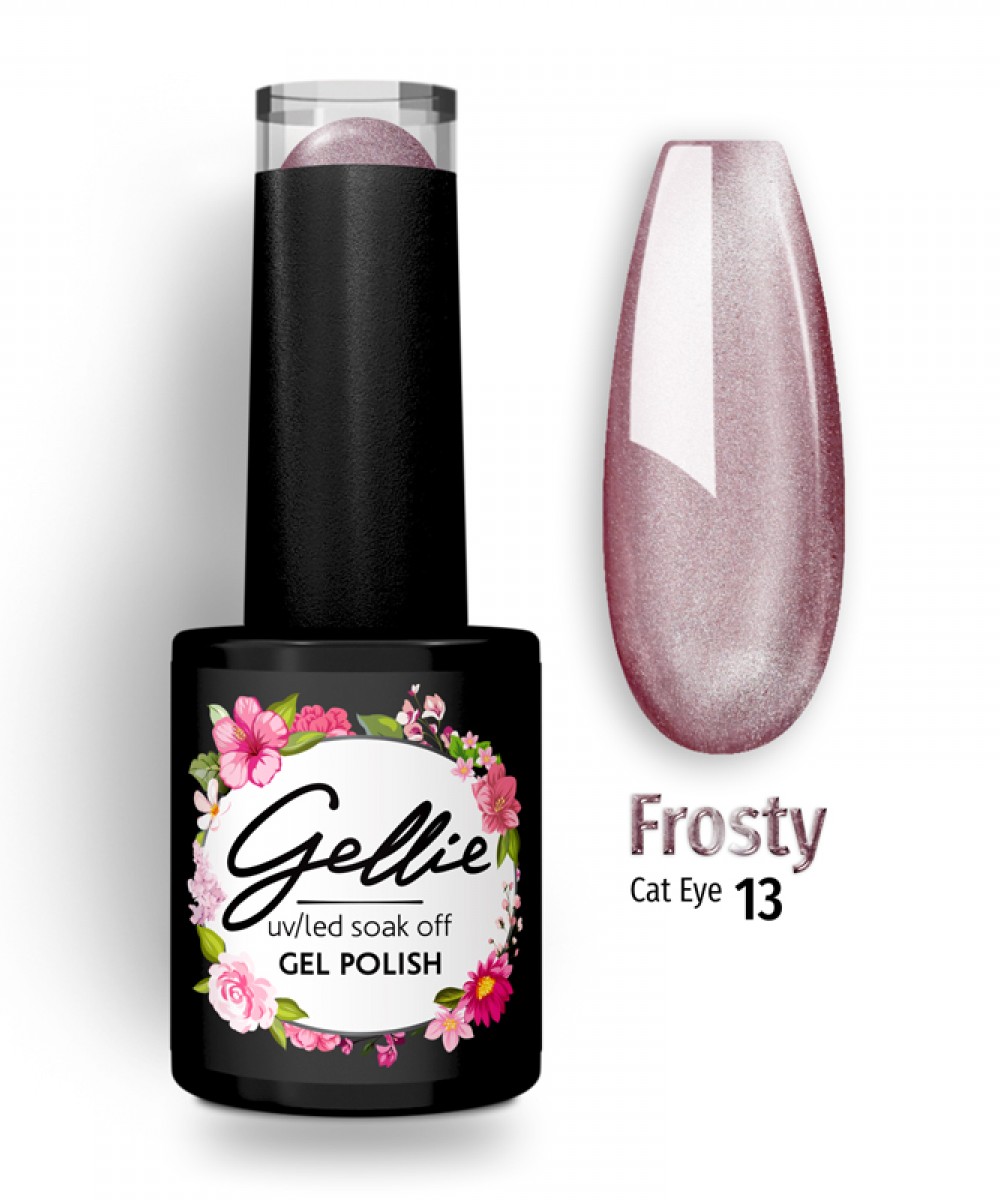 Gellie Ημιμόνιμο Βερνίκι Νυχιών Frosty Cat Eye 13, 10ml
