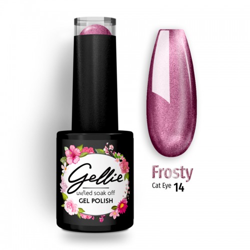 Gellie Ημιμόνιμο Βερνίκι Νυχιών Frosty Cat Eye 14, 10ml