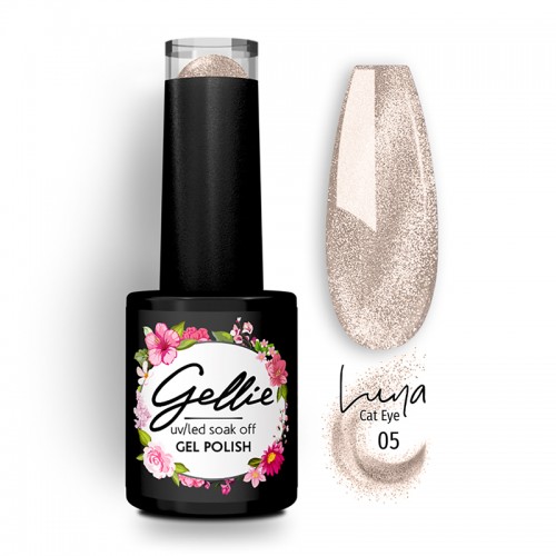 Gellie Ημιμόνιμο Βερνίκι Νυχιών Luna Cat Eye 05, 10ml