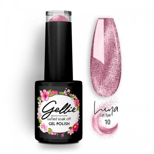Gellie Ημιμόνιμο Βερνίκι Νυχιών Luna Cat Eye 10, 10ml