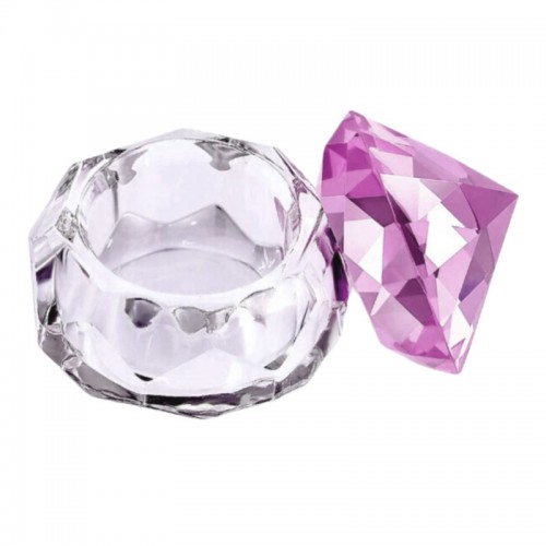 JK Βαζάκι Ακρυλικού Diamond - Pink Large (290929)