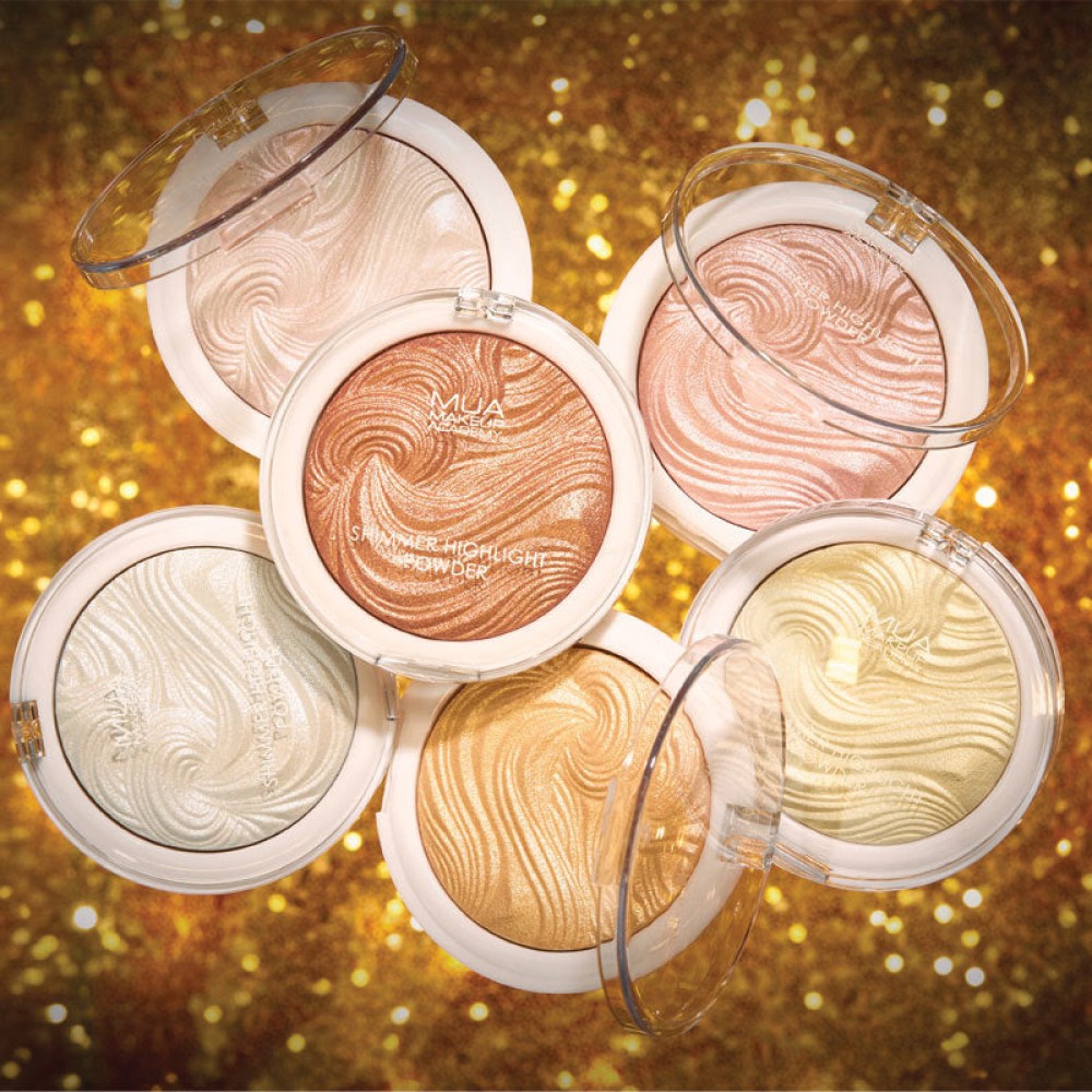 MUA Highlighting Powder Iridescent Gold 8g