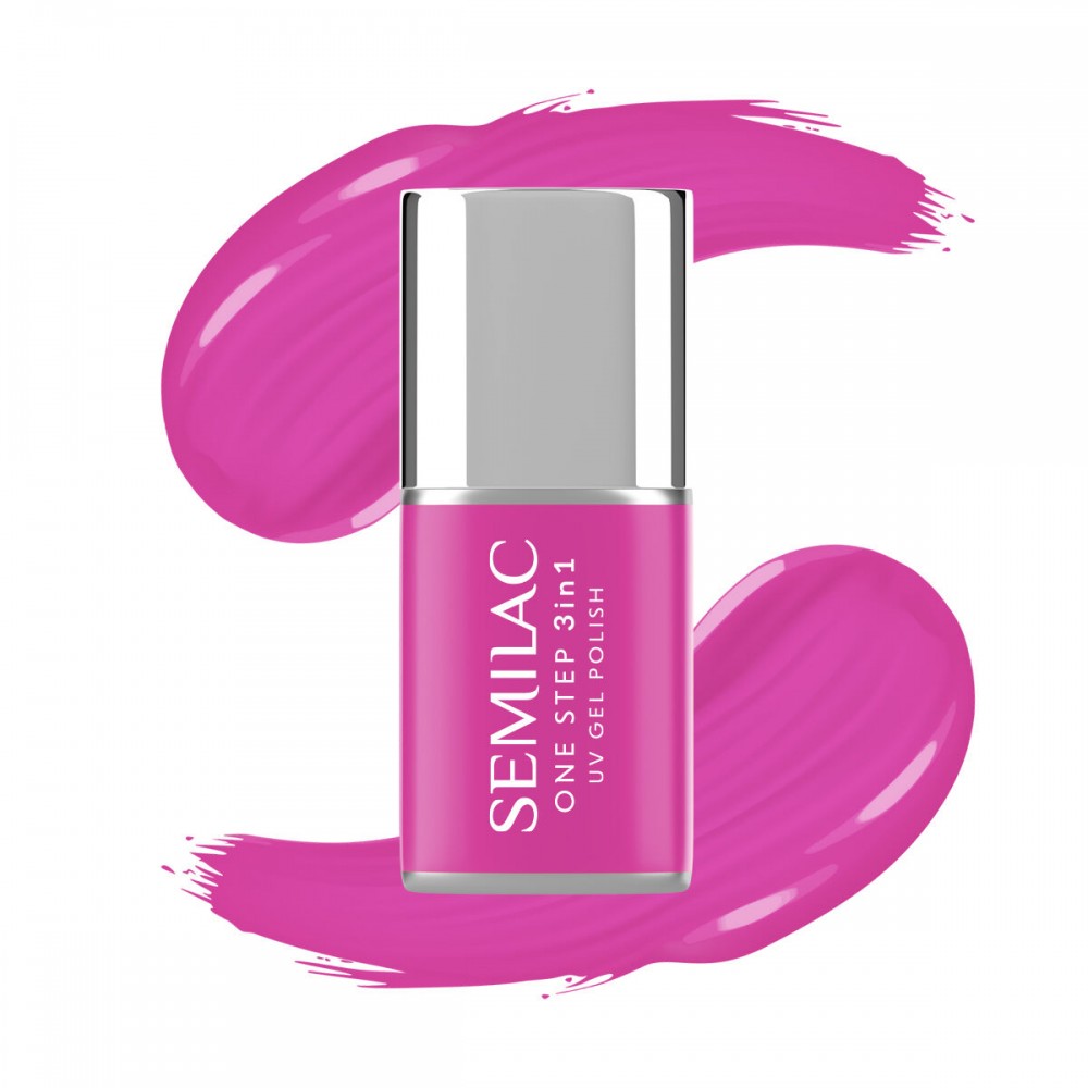 Semilac One Step Hybrid 3in1 S685 Pink Purple  7ml