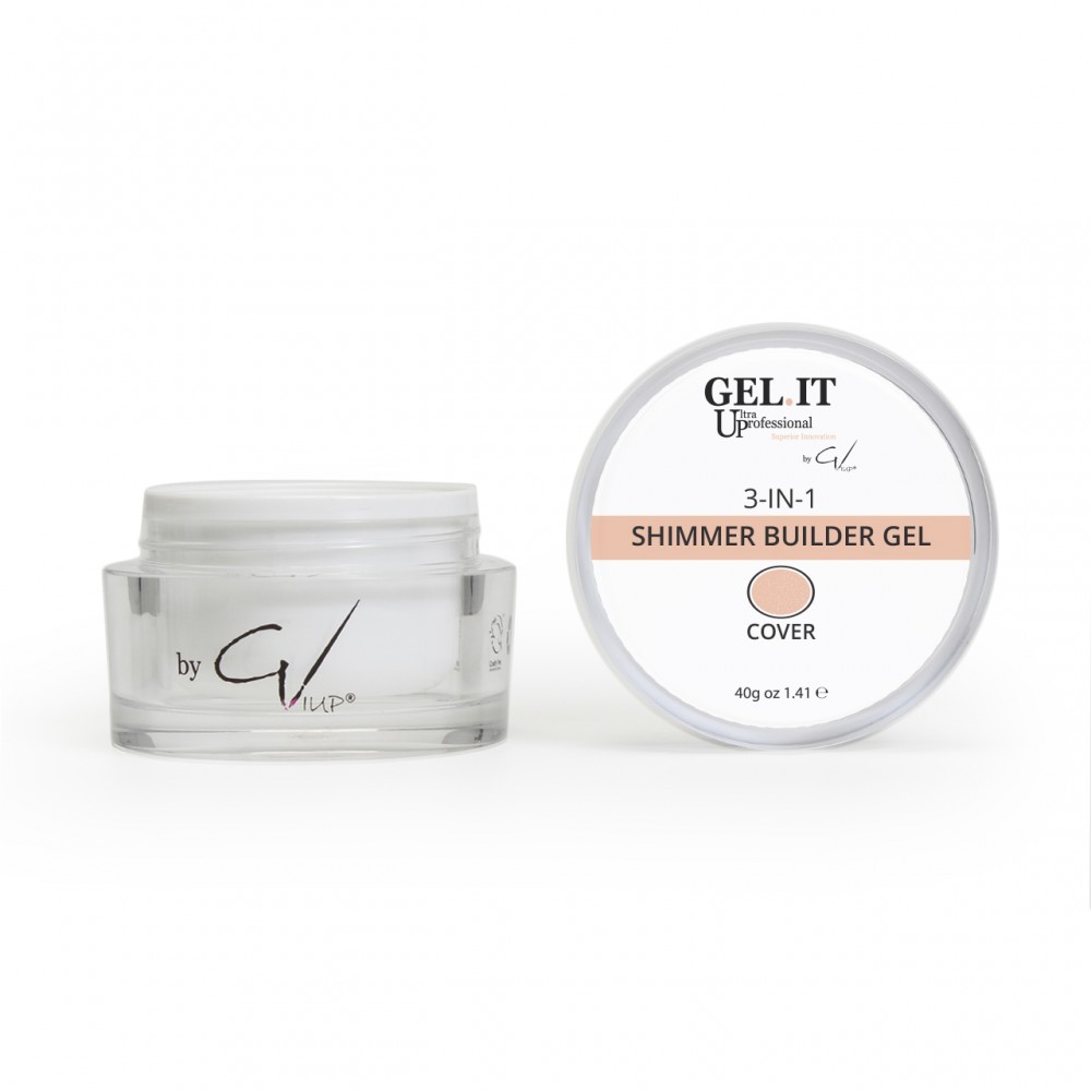 Gel It Up 3in1 Shimmer Builder Gel Cover  40gr