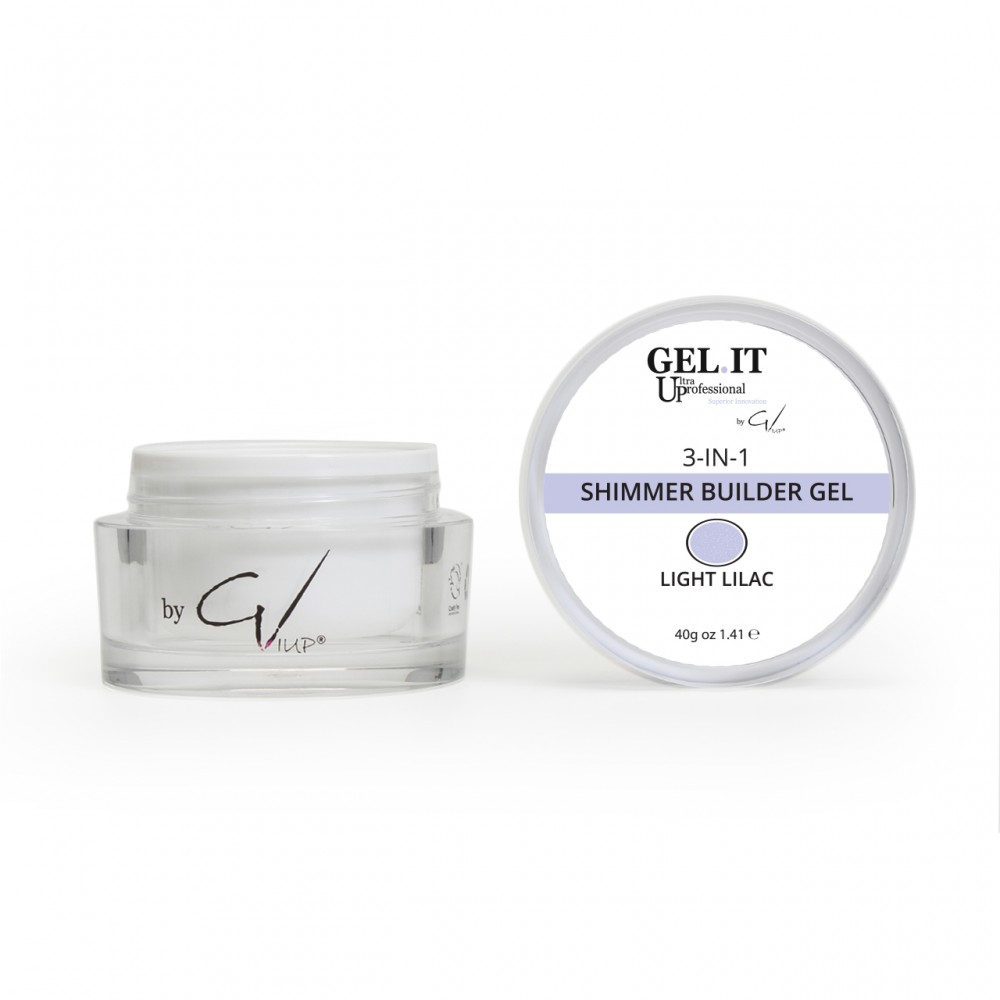 Gel It Up 3in1 Shimmer Builder Gel Light Lilac 40gr