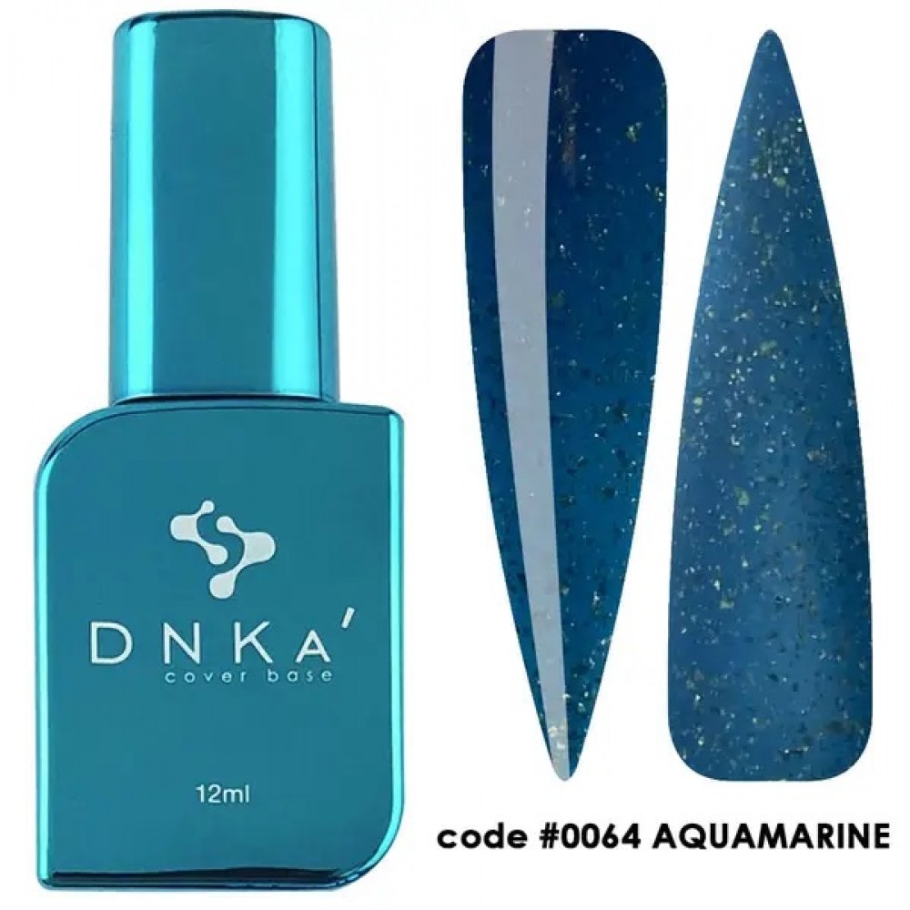DNKa Cover Rubber Base French #0064 Aquamarine 12ml