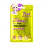 7DAYS Cheerful Tuesday Sheet Mask 28g 7DAYS Cheerful Tuesday Sheet Mask 28g