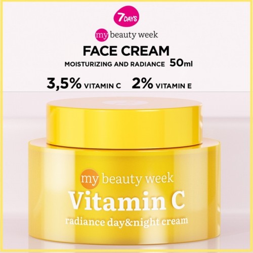 7DAYS MB Vitamin C Radiance Day Night Cream 50ml