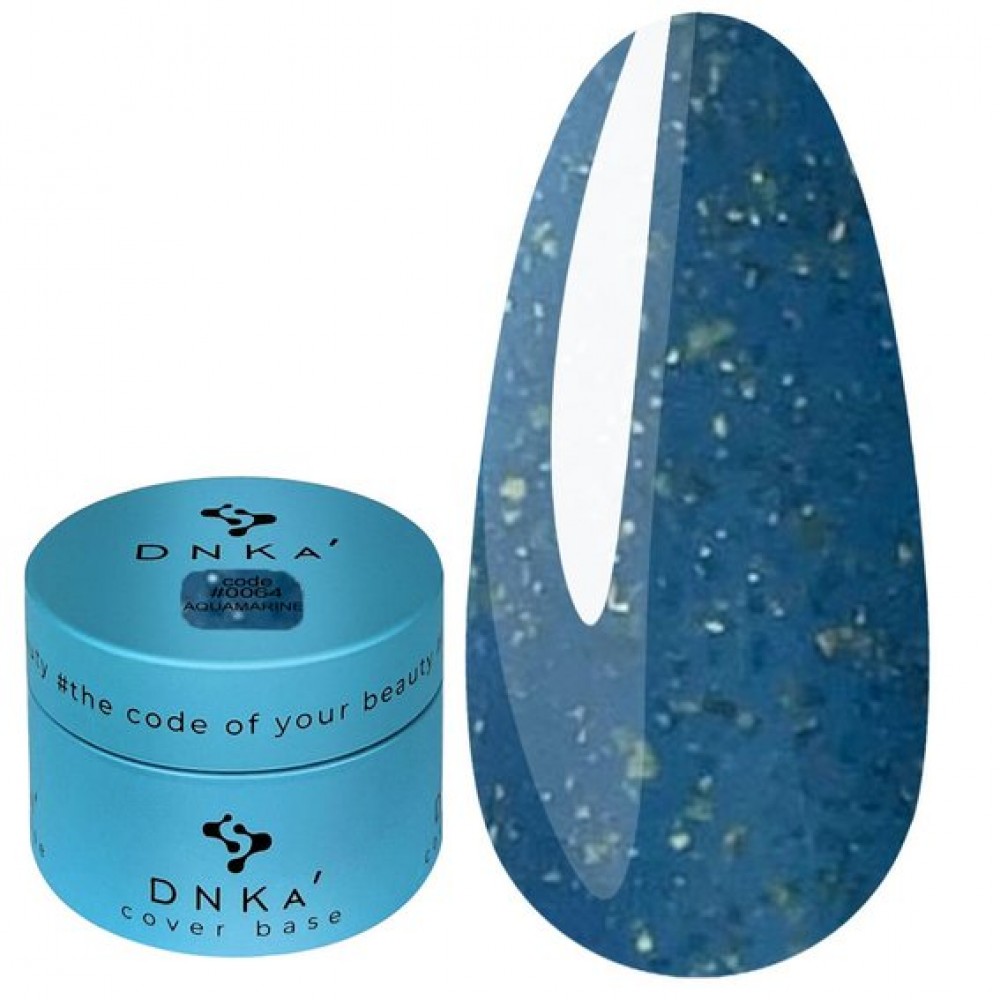 DNKa Cover Rubber Base French #0064 Aquamarine 30ml