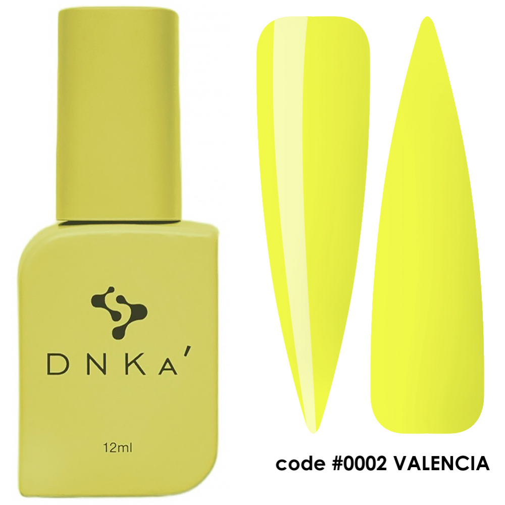 DNKa Cover Top Coat  #0002 Valencie 12ml