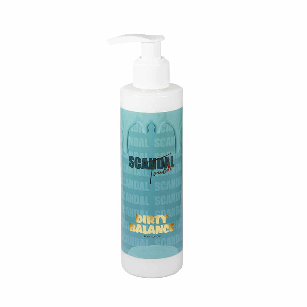 Scandal Beauty Body Lotion Scandal Touch ”Dirty Balance” Με Άρωμα Μπανάνα & Καρύδα, 200ML