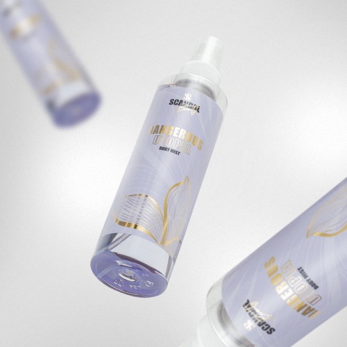 Scandal Beauty Body Mist Scandal Touch ”Dangerous Utopia” Indulging (Άρωμα Δροσιάς), 200ML
