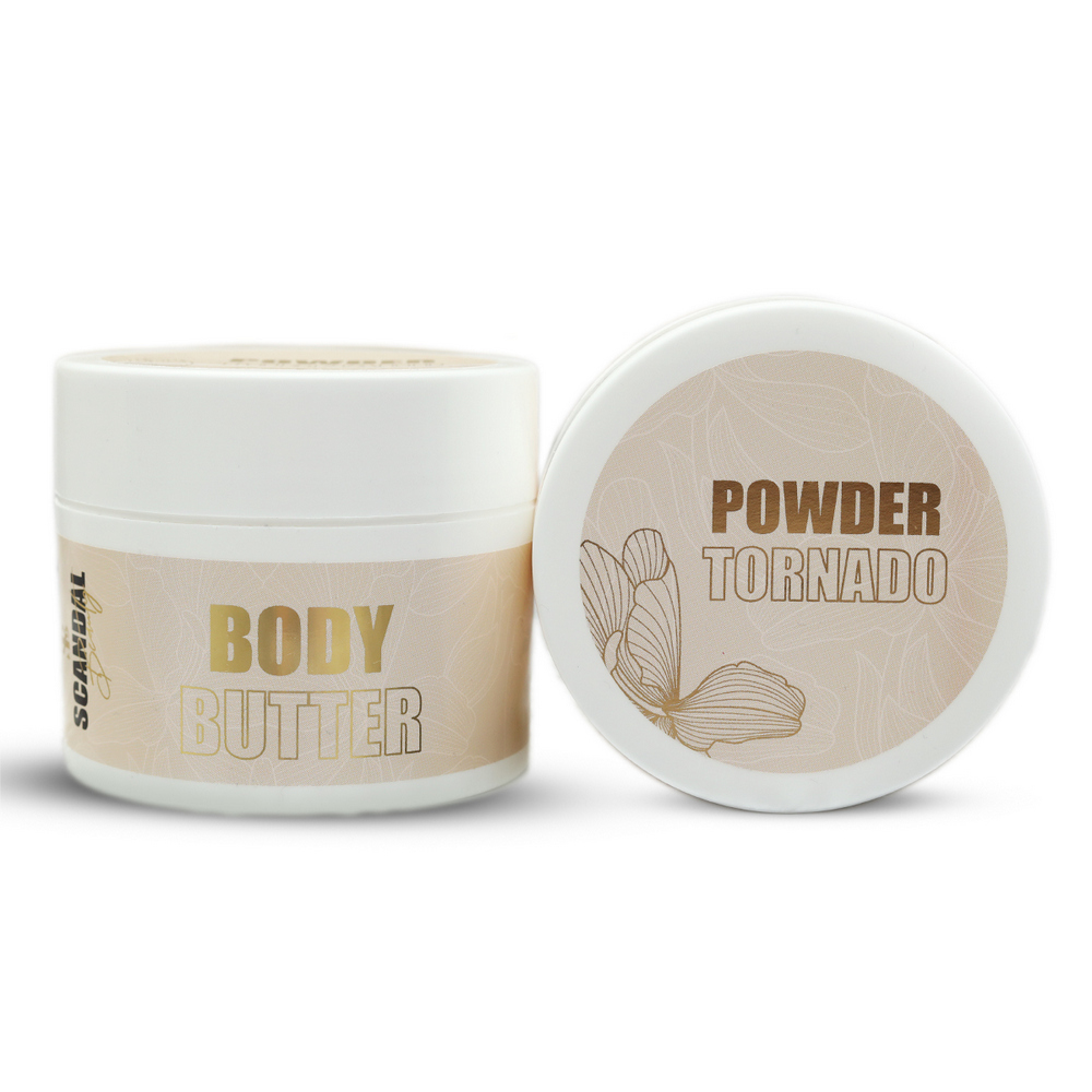 Scandal Beauty Body Butter Scandal Touch ”Powder Tornado”Με Άρωμα Πούδρας, 200ML
