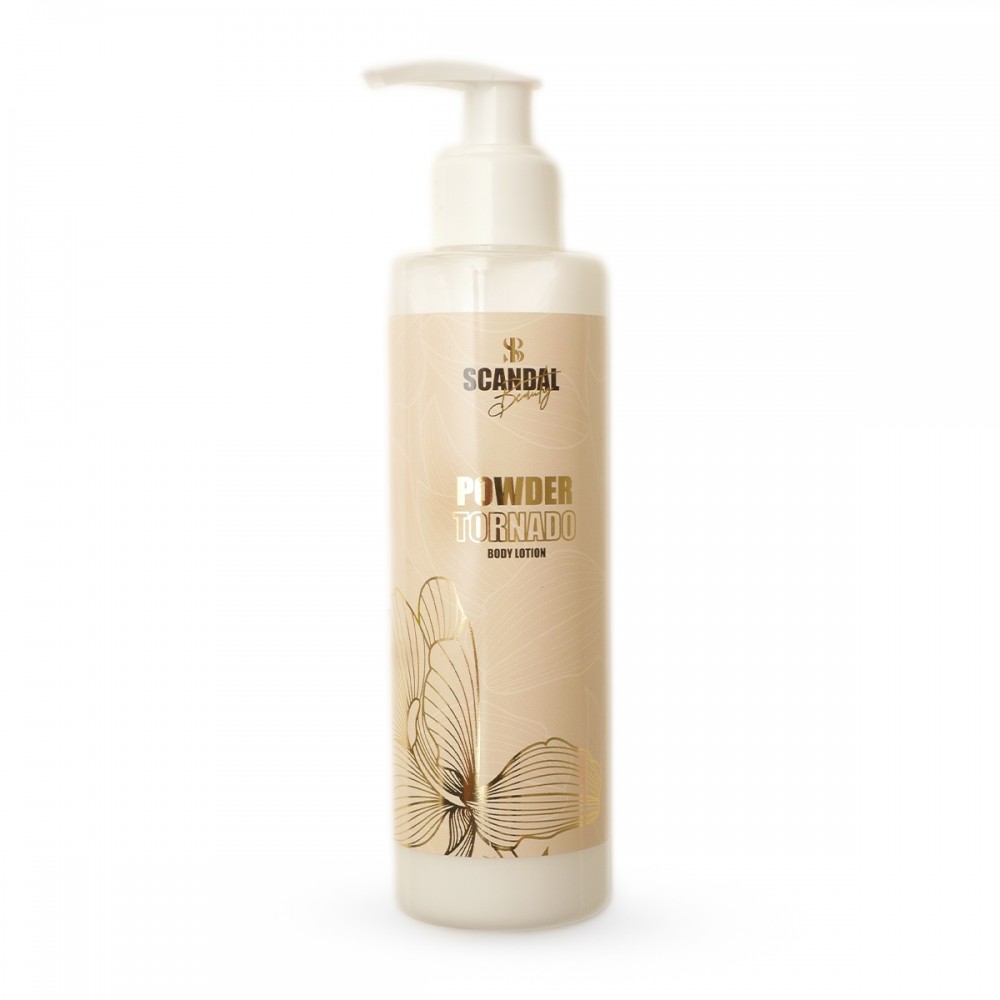 Scandal Beauty Body Lotion Scandal Touch ”Powder Tornado”Με Άρωμα Πούδρας, 200ML