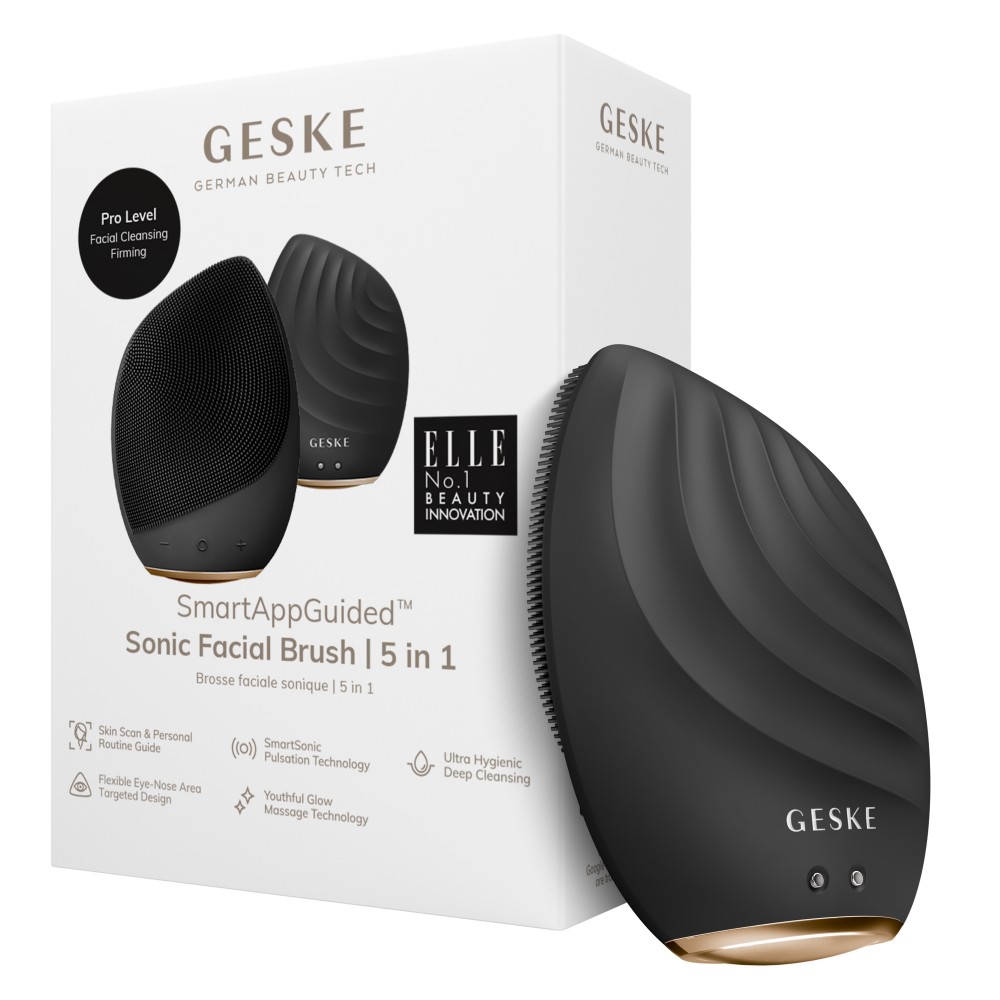 Geske Sonic Facial Brush | 5 in 1 Gray