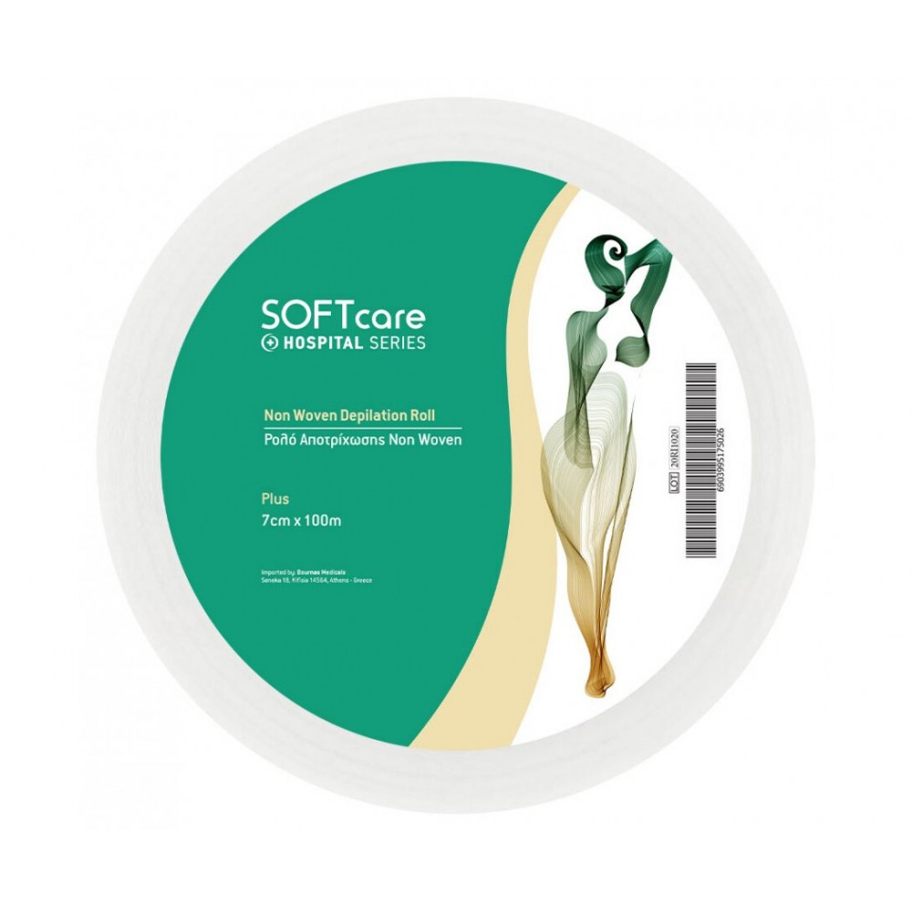 Sof Ταινία Αποτρίχωσης Σε Ρολό Soft Care Plus Non Woven (117.502) 7 cm x 100M Sof Ταινία Αποτρίχωσης Σε Ρολό Soft Care Plus Non Woven (117.502) 7 cm x 100M