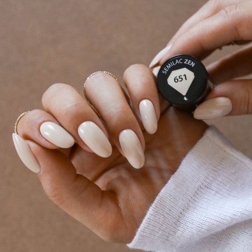 Semilac Ημιμόνιμο Βερνίκι Νυχιών 651  UV Gel Polish Zen 7 ml