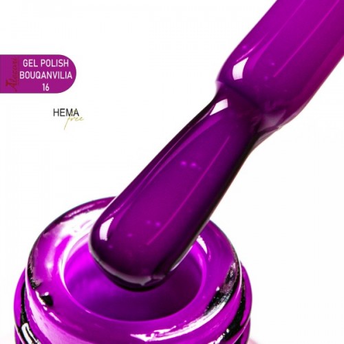 Alezori Ημιμόνιμο Βερνίκι Gel Polish Bouqanvilia  16 Hema Free 15ml **