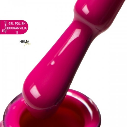 Alezori Ημιμόνιμο Βερνίκι Gel Polish Bouqanvilia  17 Hema Free 15ml * *