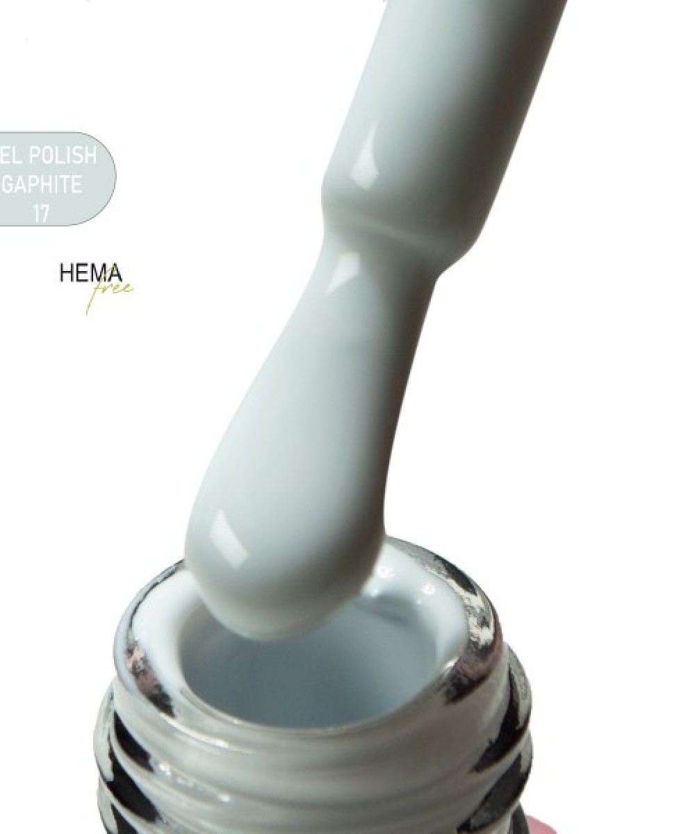 Alezori Ημιμόνιμο Βερνίκι Gel Polish Graphite  17 Hema Free 15ml **