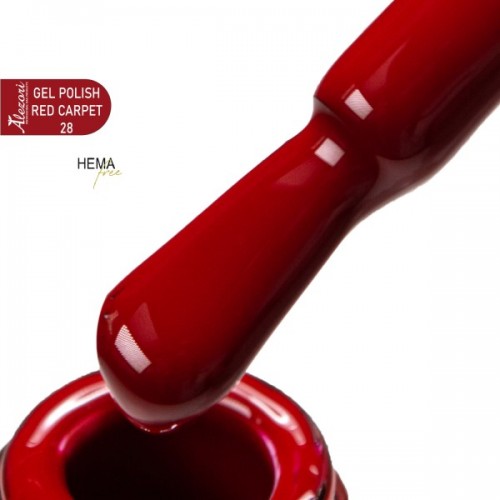 Alezori Ημιμόνιμο Βερνίκι Gel Polish Red Carpet  28 Hema Free 15ml