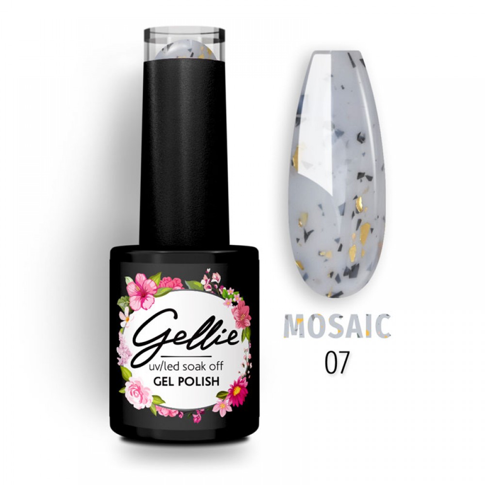 Gellie Ημιμόνιμο Βερνίκι Νυχιών Mosaic 07
