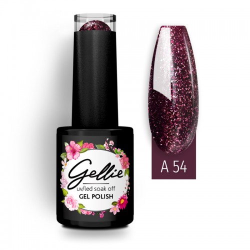 Gellie Ημιμόνιμο Βερνίκι Νυχιών Limited Edition A54, 10ml